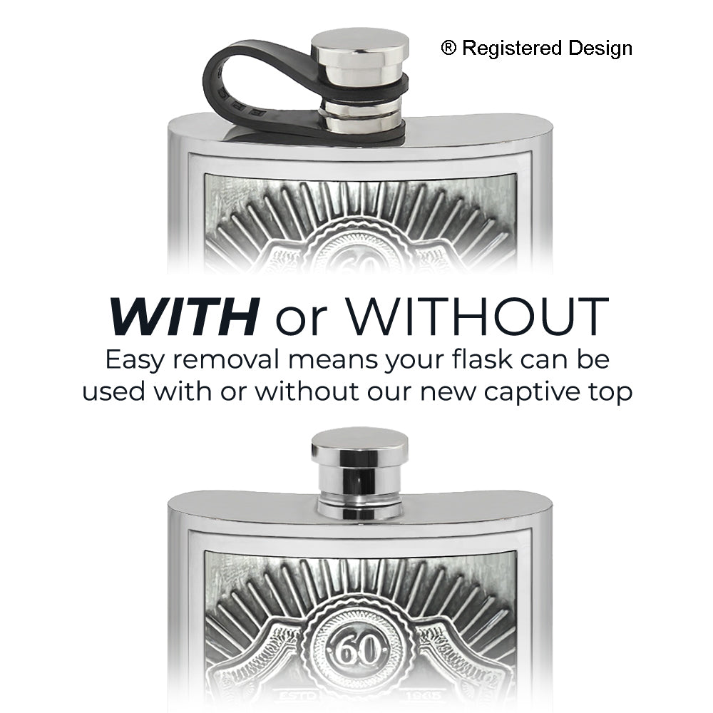 4oz Flachmann aus Zinn