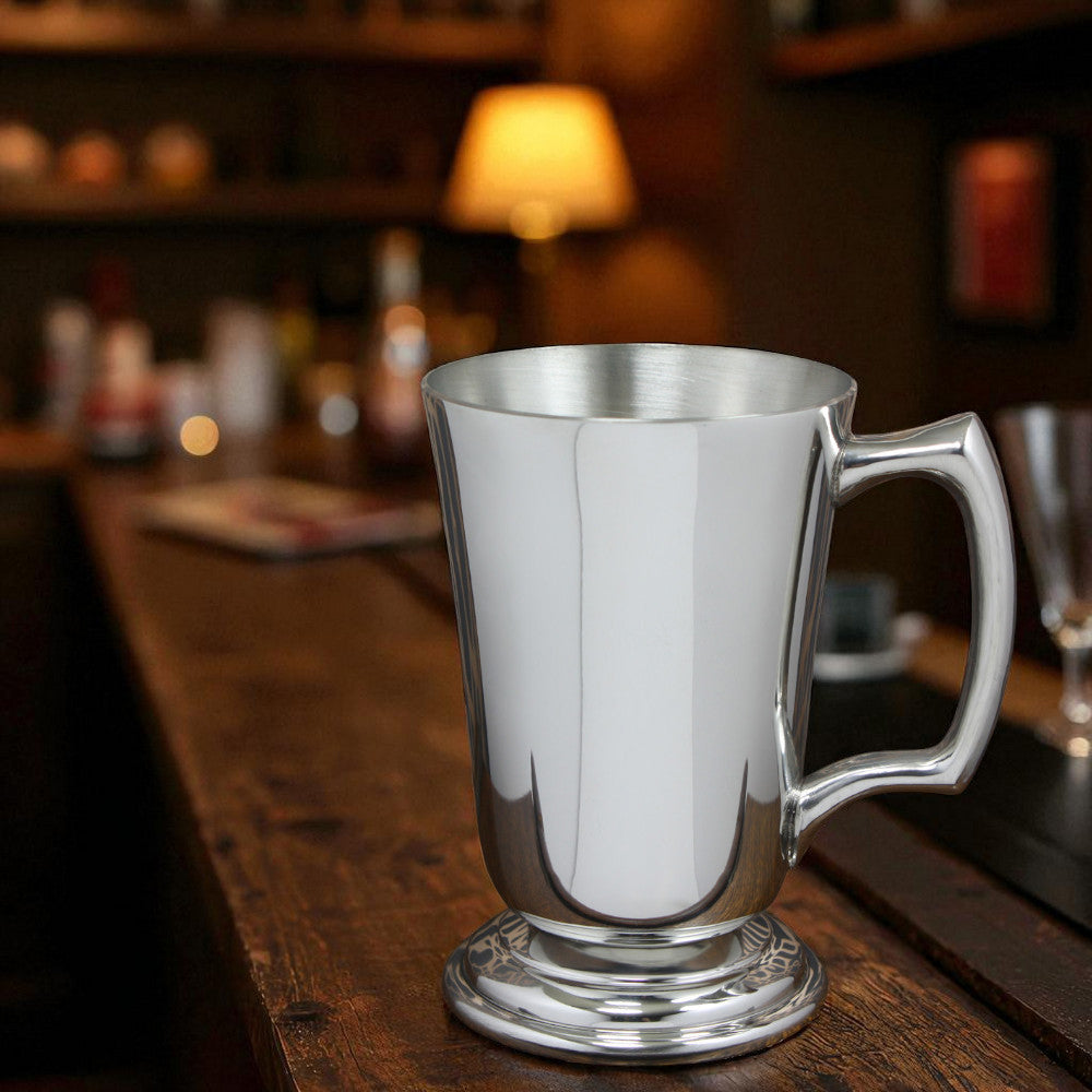 1 Pint* Pewter Beer Mug Tankard - Pilsner Design