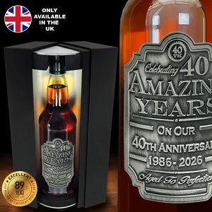 40th Anniversary Whisky Gift Set Bottle & Box 1986-2026