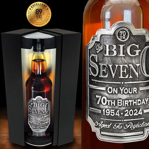 Set regalo 70° compleanno Whisky Bottiglia e scatola