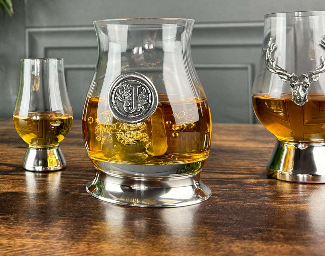 Bicchiere Brandy E Cognac Con Monogramma - Personalizzabile, Capacità 0,4 Litri | English Pewter Company - Foto 3