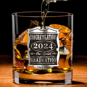 11oz Graduation Pewter Whisky Glass Tumbler 2024