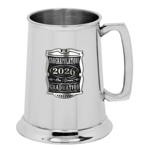 1 Pint* Pewter Beer Mug Tankard - Graduation 2026