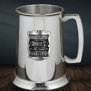 1 Pint* Pewter Beer Mug Tankard - Graduation 2026