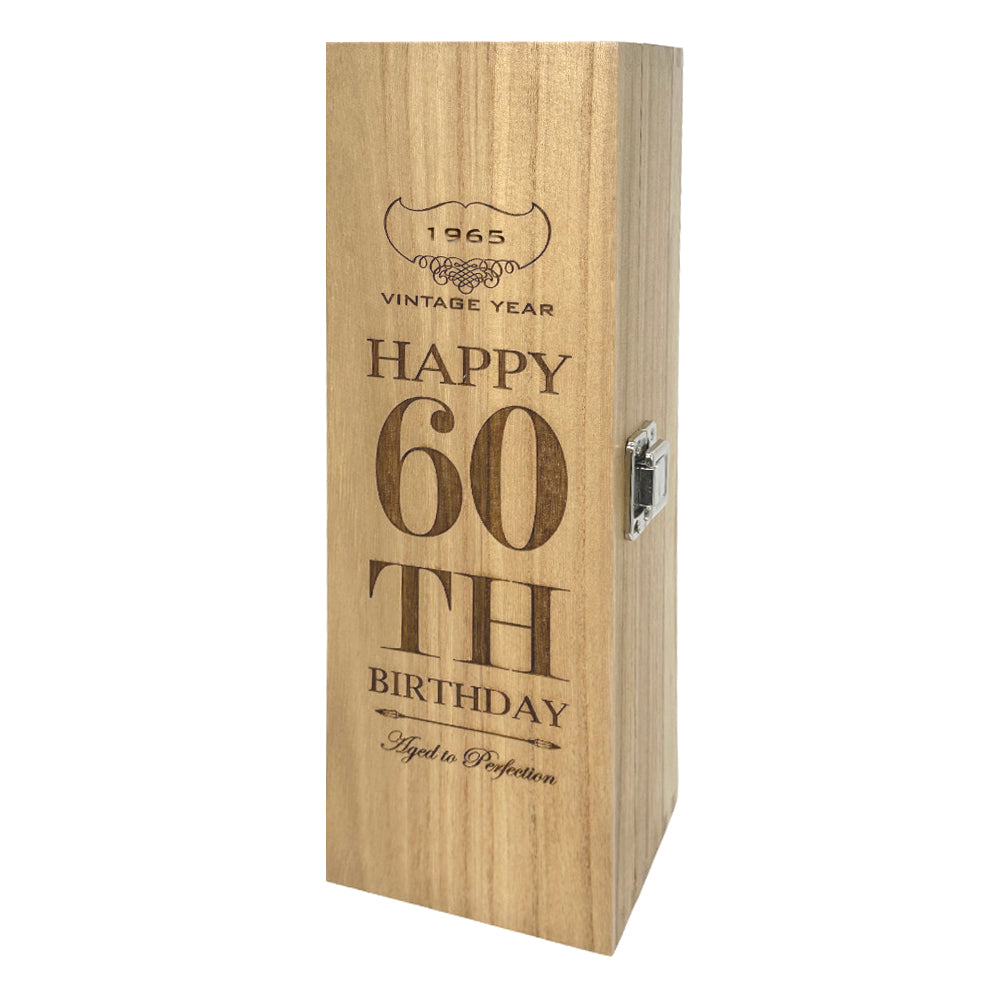 6oz Made in 1965 Aged to Perfection Leather Flask