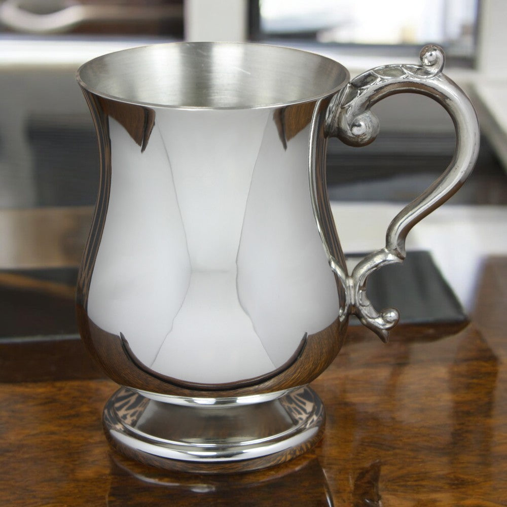 Half Pint* Traditional Pewter Beer Mug Tankard
