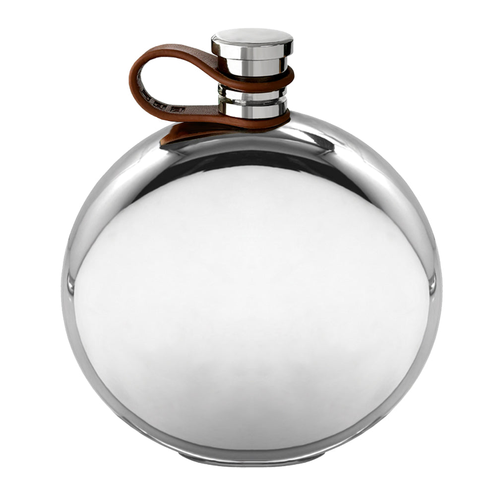 english factory 6oz Pewter Hip Flask with Embossed 18th Birthday