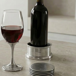 Legacy Pewter Wine Bottle Coaster