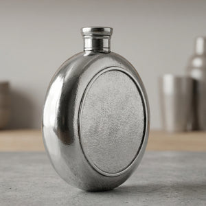 Legacy Pewter 6ox Round Hip Flask