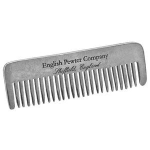 Pewter Moustache Beard Comb