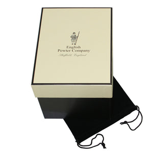 Monogramm Champagner Glas Flöte personalisiertes Geschenk mit Zinn Initial