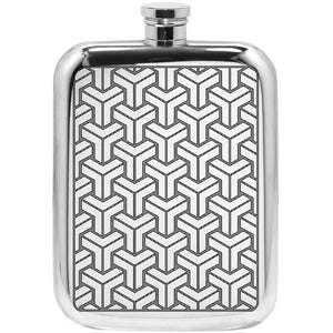 6oz Symetrix Hip Flask