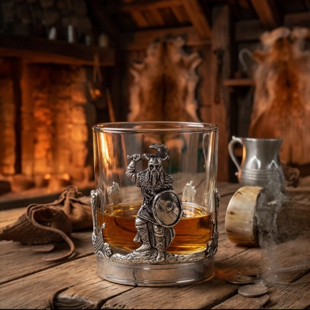 11oz Viking Pewter Whisky Glass Tumbler