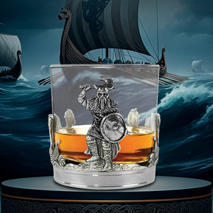 11oz Viking Pewter Whisky Glass Tumbler