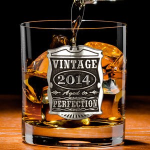 10. Jahrestag Geschenk 2012 Vintage Jahre Zinn Whisky Glas Tumbler