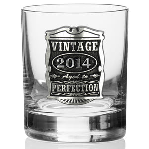 Cadeau 10ème anniversaire 2012 Vintage Years Pewter Whisky Glass Tumbler