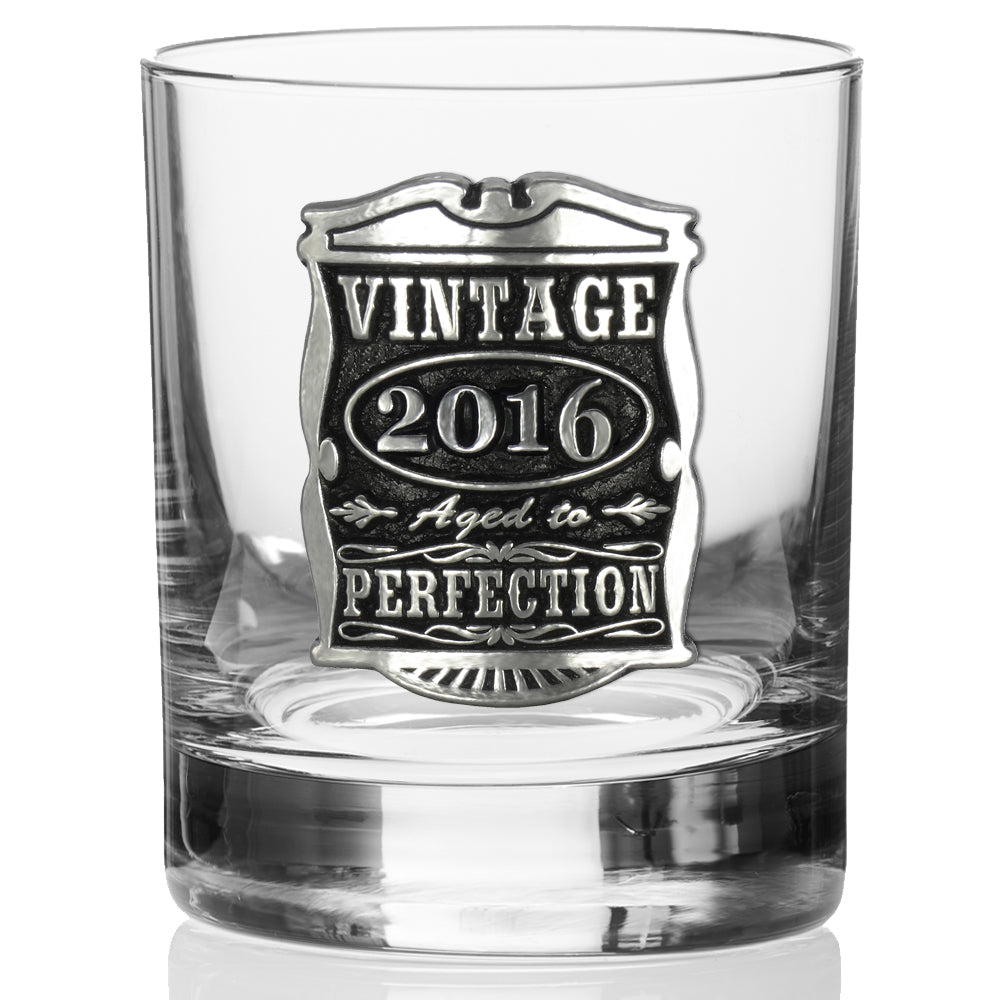 Cadeau 10ème anniversaire 2012 Vintage Years Pewter Whisky Glass Tumbler