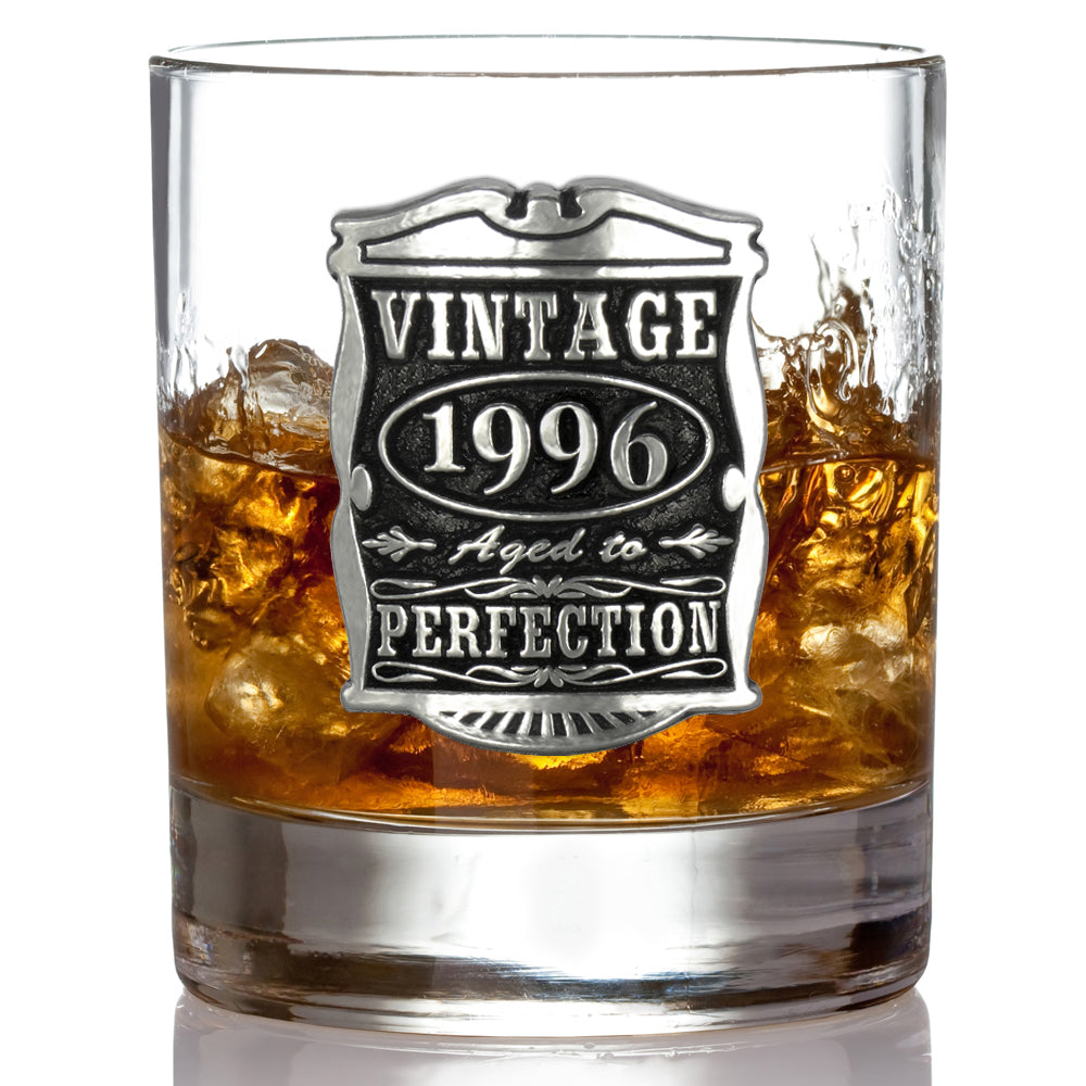 Cadeau de 30e anniversaire 1992 Vintage Years Pewter Whisky Glass Tumbler