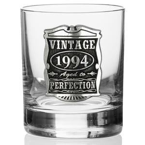 30° compleanno o anniversario regalo 1992 Vintage Years Pewter Whisky Glass Tumbler