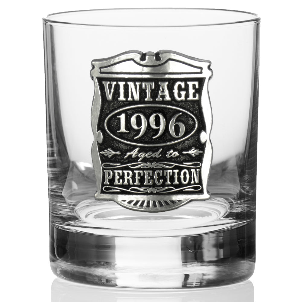 Cadeau de 30e anniversaire 1992 Vintage Years Pewter Whisky Glass Tumbler