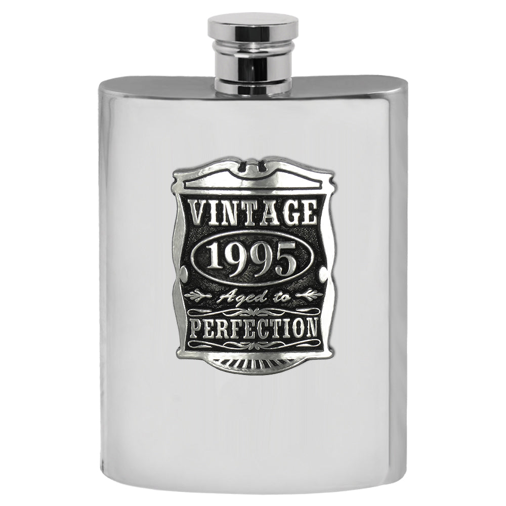 30° Compleanno o Anniversario regalo 1992 Vintage Years Pewter Hip Flask