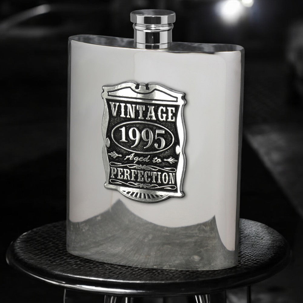 30° Compleanno o Anniversario regalo 1992 Vintage Years Pewter Hip Flask