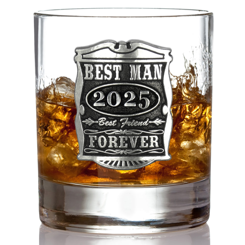 11oz Wedding Best Man Pewter Whisky Glass Tumbler 2025