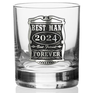 11oz Wedding Best Man Pewter Whisky Glass Tumbler 2024