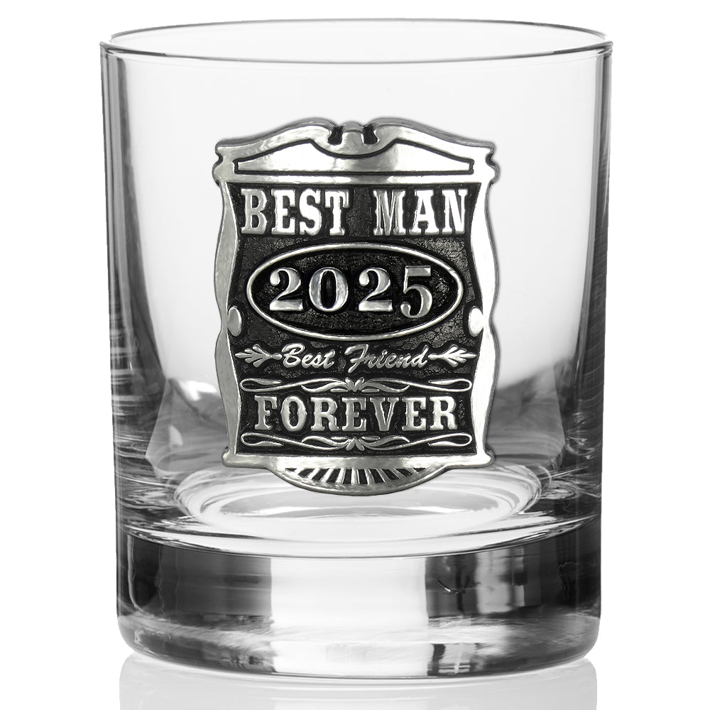 11oz Wedding Best Man Pewter Whisky Glass Tumbler 2025