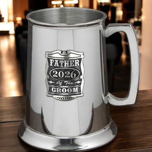1 Pint* Wedding Father Of The Groom Pewter Beer Mug Tankard 2026