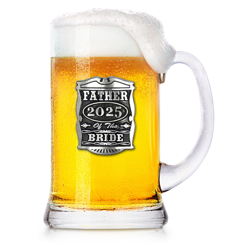 1 Pint Wedding Father Of The Bride Glass Beer Mug Tankard 2025