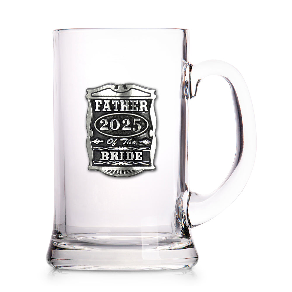 1 Pint Wedding Father Of The Bride Glass Beer Mug Tankard 2025