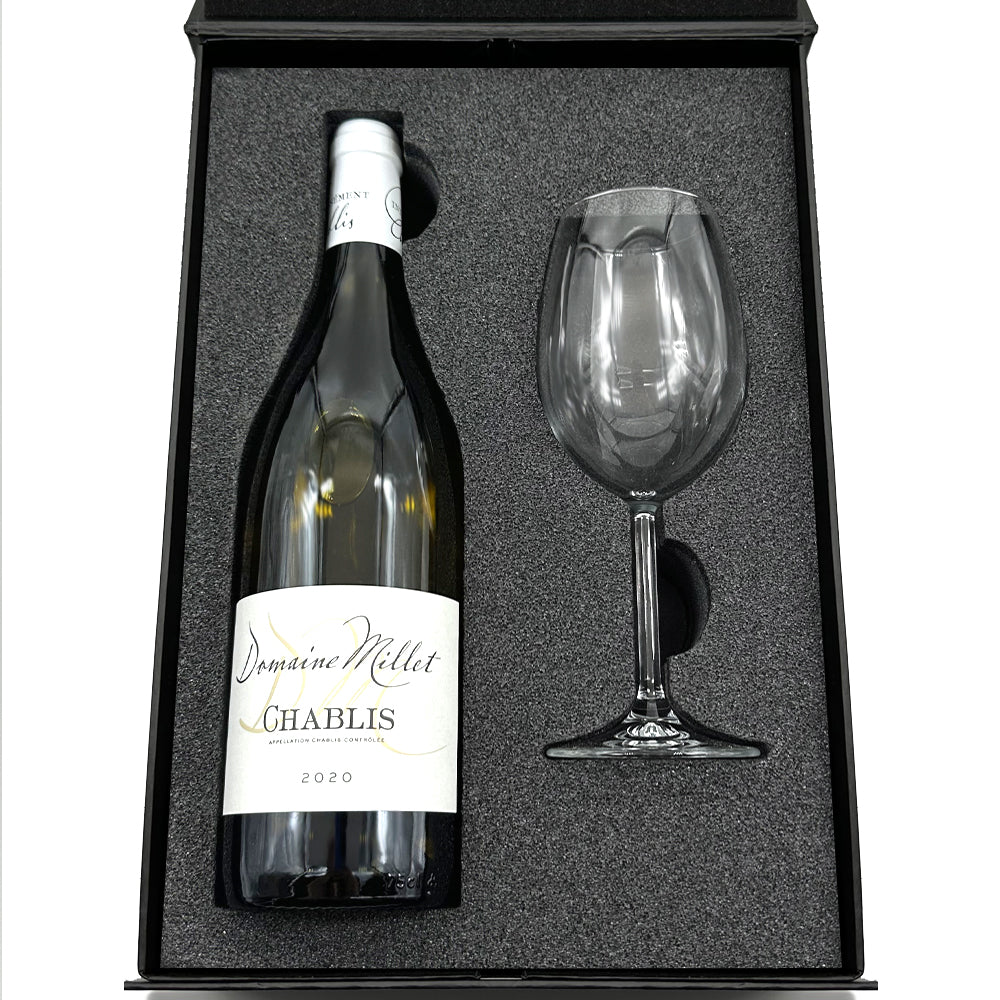 Luxury Wine Gift Set Includes Bottle &amp; Wine Glass
