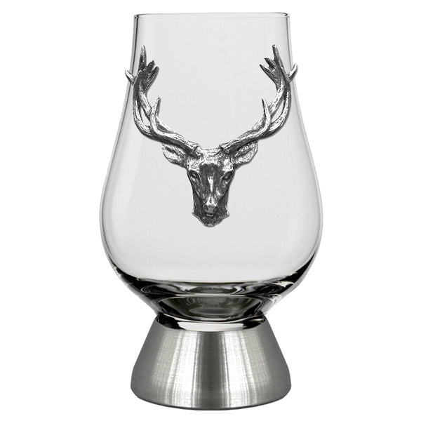English Pewter Company Glencairn Whisky-Mixerglas 350 Ml – Mit Personalisierter Zinn-Initiale, Geschenkbox