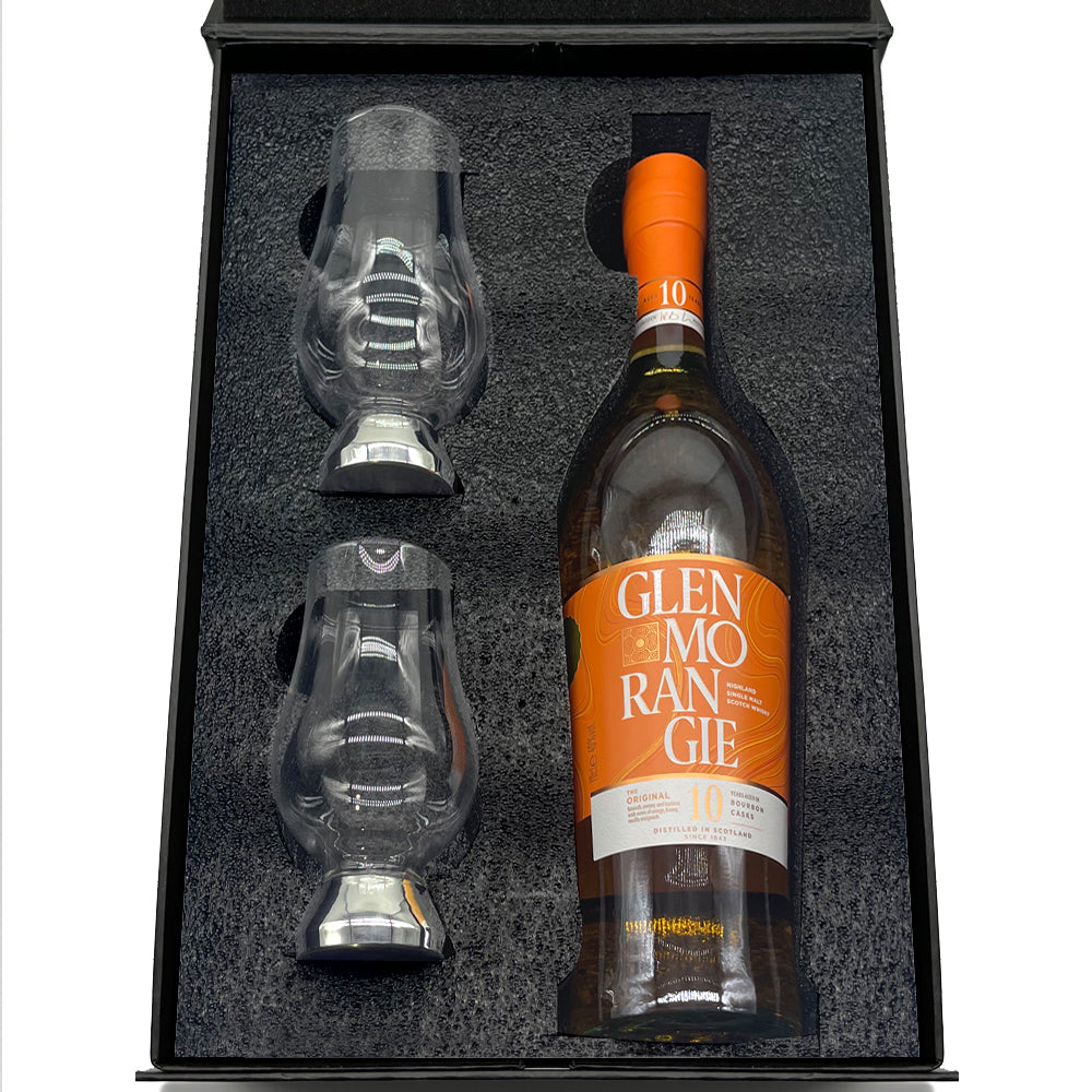 Luxury Whisky Gift Set Includes Bottle &amp; 2 Glencairn Whisky Glasses