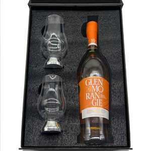 Luxury Whisky Gift Set Includes Bottle & 2 Glencairn Whisky Glasses