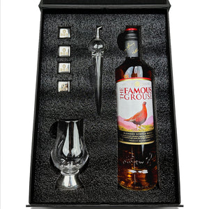 Luxury Whisky Gift Set Includes Bottle, Glencairn Glass, Whisky Stones and Pipette