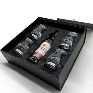 Luxury Whisky Gift Set with Bottle and Glencairn Mixer Glasses