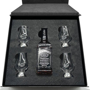 Luxury Whisky Gift Set with Bottle and Glencairn Glasses