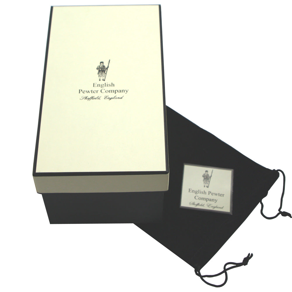 &quot;Let The Good Times beGIN&quot; Highball Gin Glass with Pewter Base