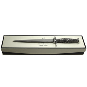 Celtic Pewter Letter Opener Knife with Sgian Dubh Dagger Style Handle