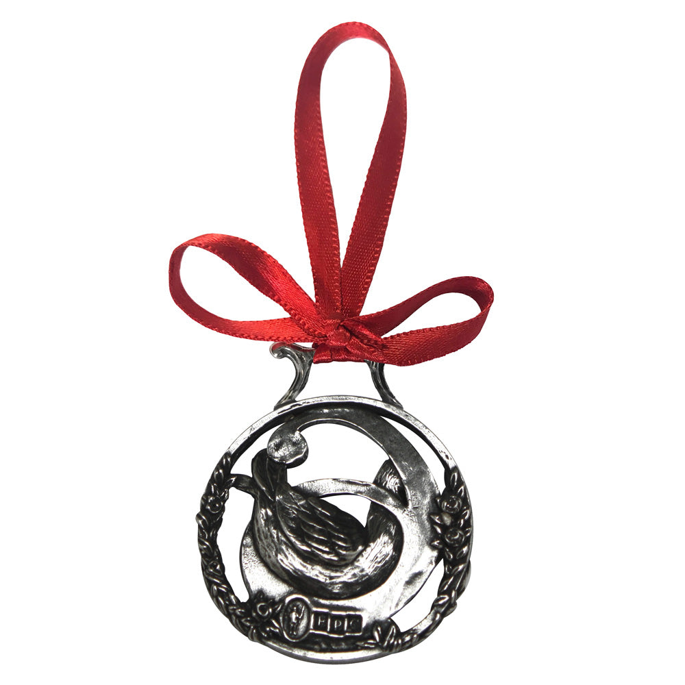 6° giorno di Natale Albero di peltro ornamento gingillo decorazione