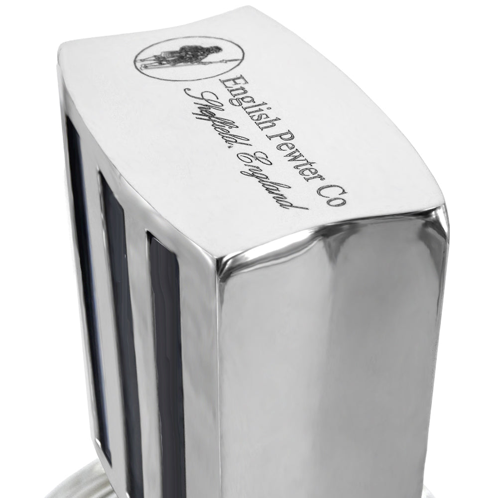 600ml Whisky, Wine &amp; Spirit MONACO TALL PEWTER DECANTER