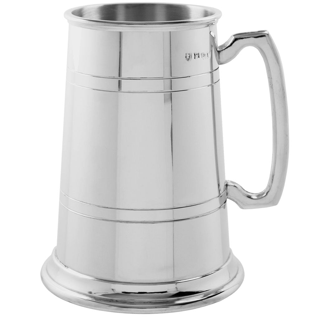 &quot;The Beast&quot; Jumbo Two Pint Pewter Tankard