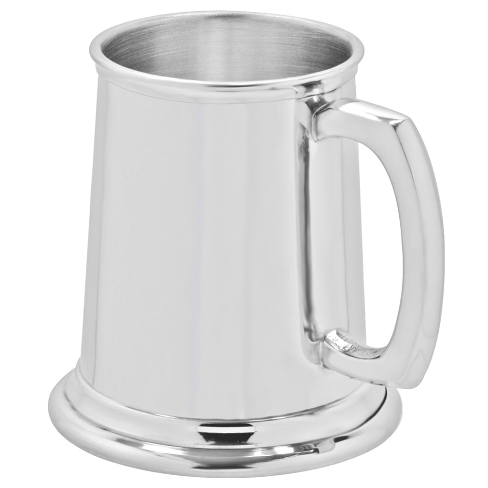 Half Pint* Traditional Pewter Beer Mug Tankard