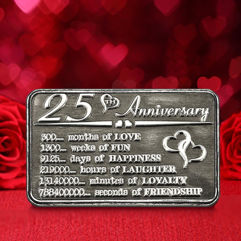25th Wedding Anniversary Gift For Wife, 25 Year Anniversary Gift,  Twenty-fifth Anniversary Gift For Husband - Stunning Gift Store, Anniversary  Gifts For Wife - valleyresorts.co.uk