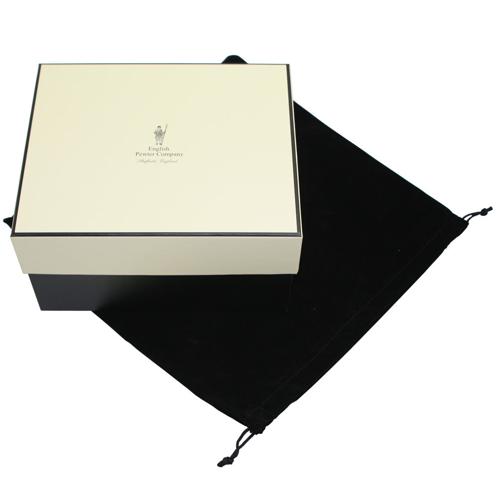 Decanter per whisky in cristallo e peltro Majestic Stag