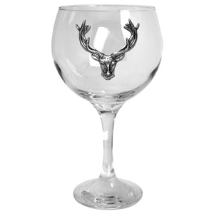 620ml Pewter Stag Head Gin Glass