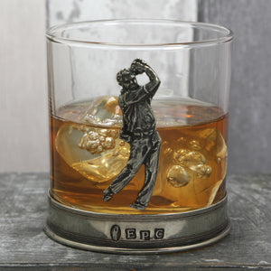 11oz Golf Zinn Whisky Glas Becher
