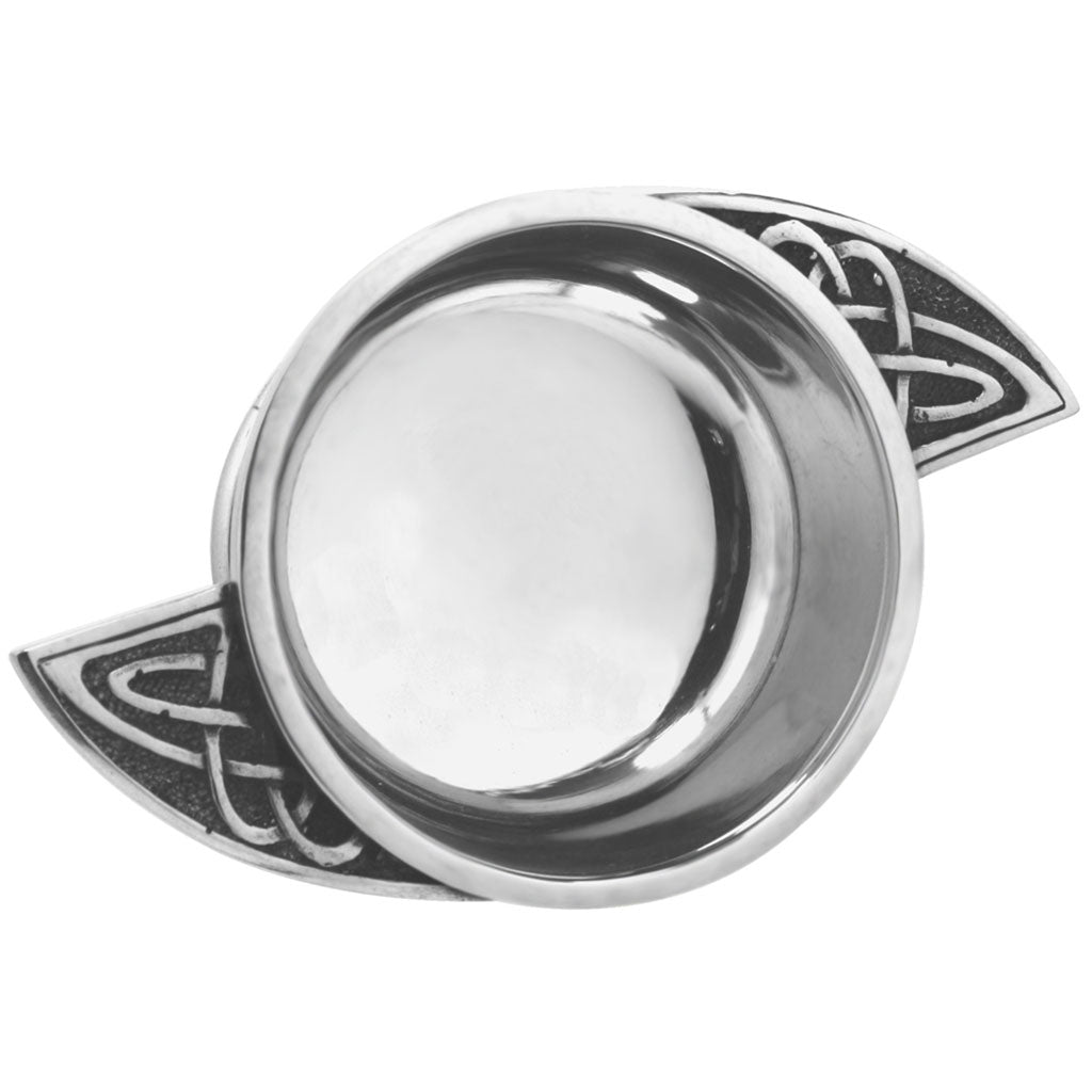 Bol à quaich en étain celtique Iona de 2,5 po